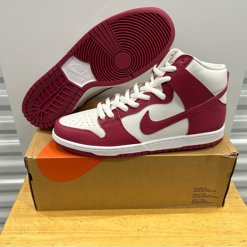 Nike SB Dunk High Pro ISO Orange Label Sweet Beet Sz 13 DQ4485-600 Mens New - Picture 10 of 10